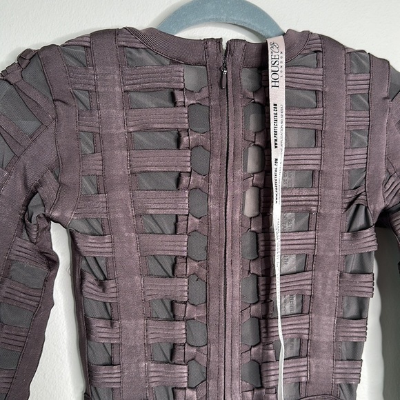 HOUSE OF CB Lola dress in charcoal NWT XS - Picture 4 of 5